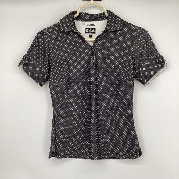 Ladies‎ Adidas Climacool Short Sleeved Performance Polo - XS Gray/white - Picture 2 of 9
